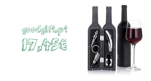 Kit caixa vinho com acessórios - goodlife.pt Kit caixa vinho com acessórios - goodlife.pt