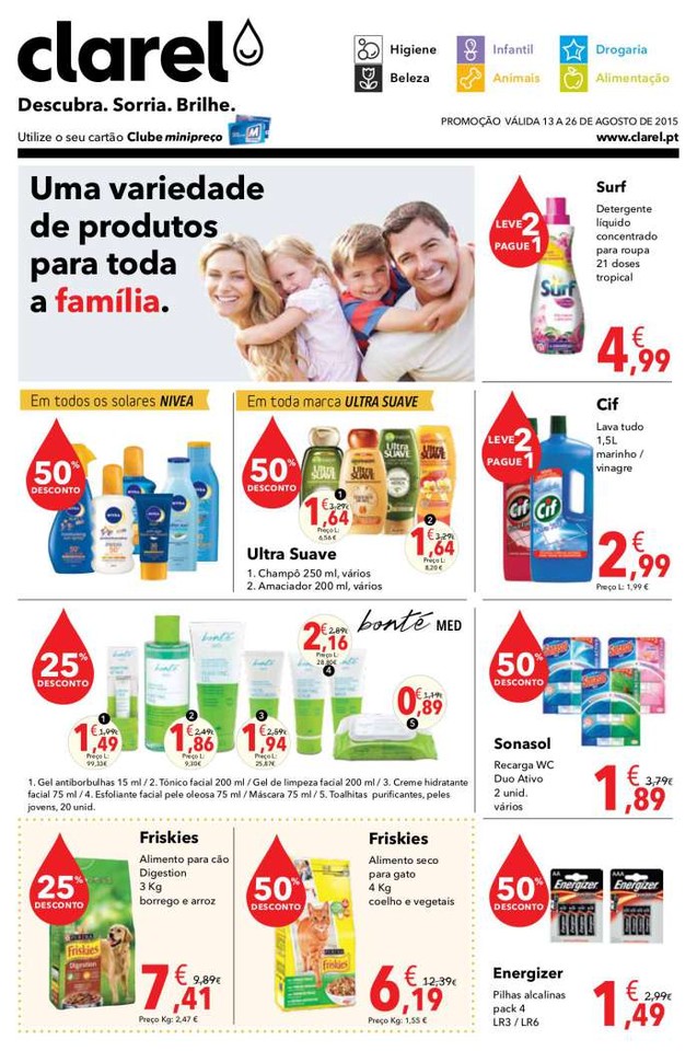 Antevisão folheto Clarel  