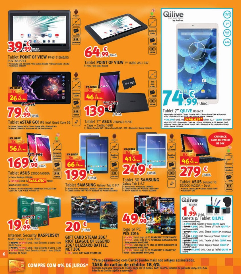 Novo folheto Jumbo Box 