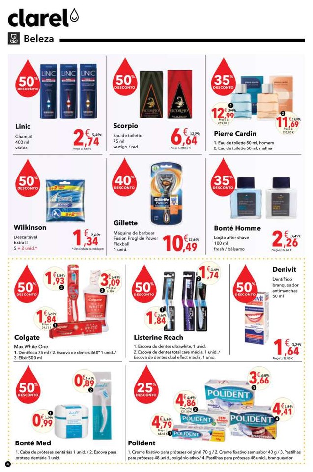 Antevisão folheto Clarel  