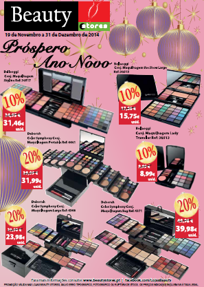 Novo folheto promoções Beauty Stores  Especial Natal