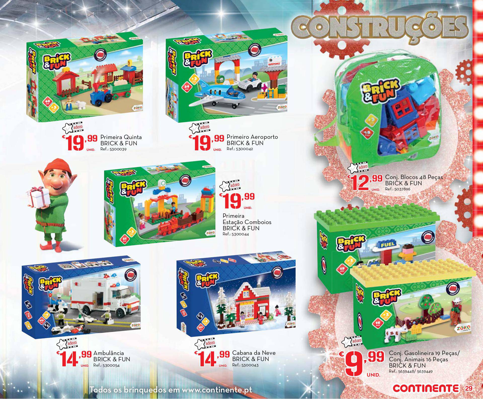 Antevisão folheto Continente especial brinquedos ilha da Madeira