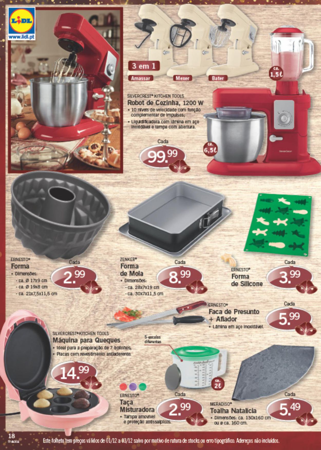 Novo folheto promoções LIDL especial Natal