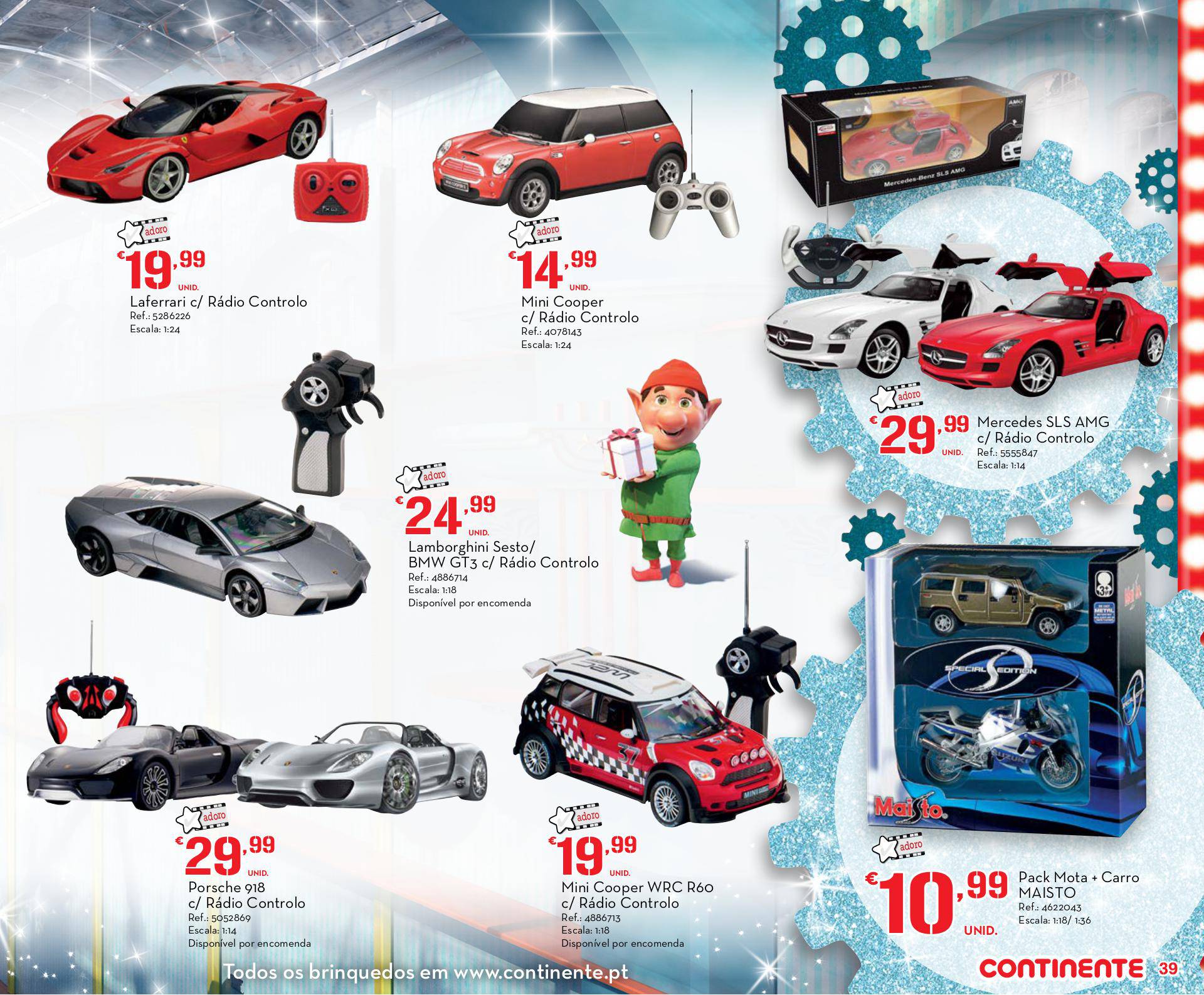 Novo folheto Continente especial brinquedos 