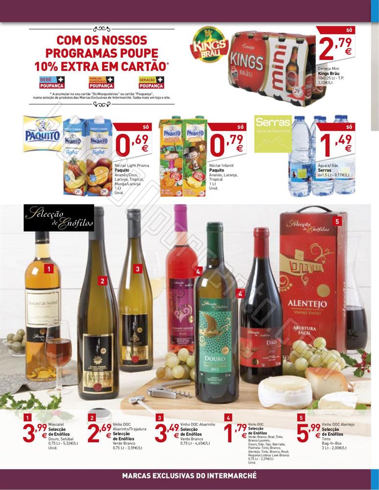 Antevisão folheto Intermarche 6a19nov - Marcas exclusivas