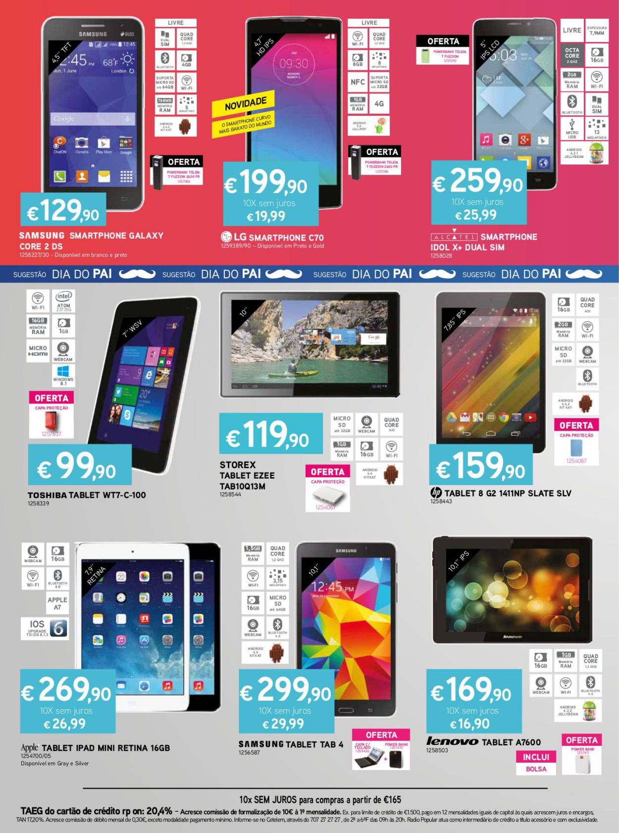 Novo folheto Radio Popular 