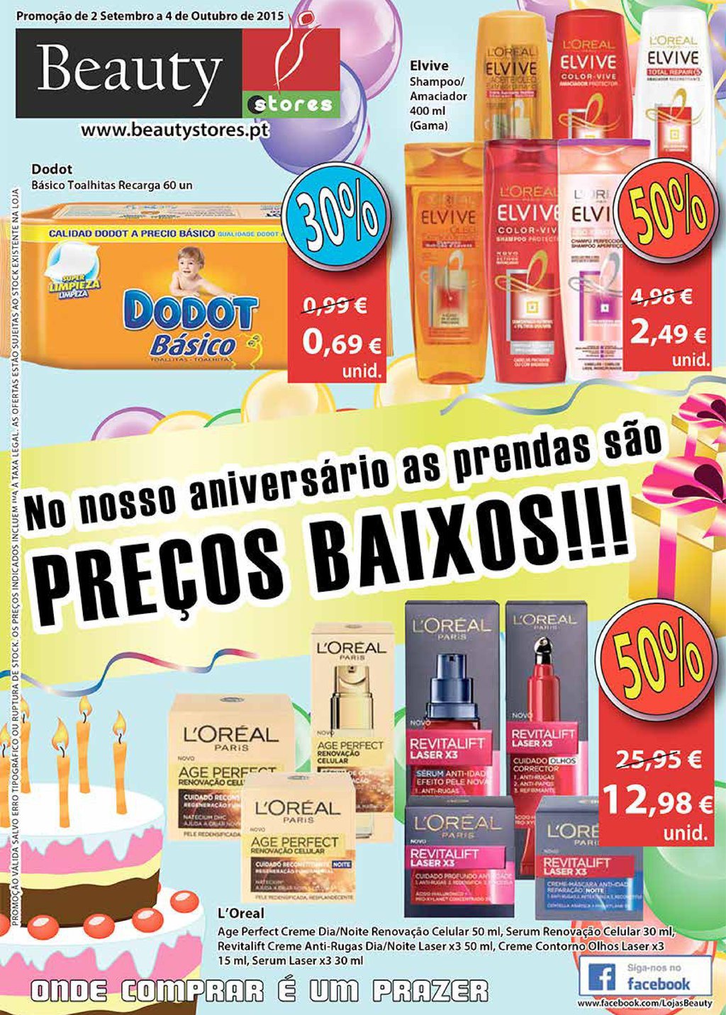 Novo folheto Beauty Stores 