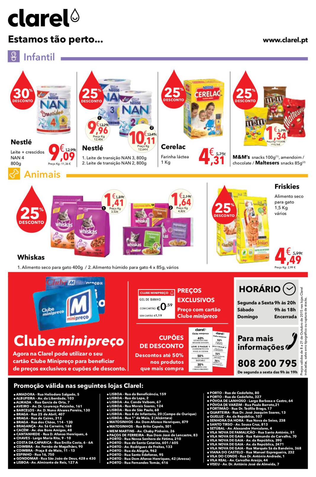 Antevisão folheto Clarel 8a21out