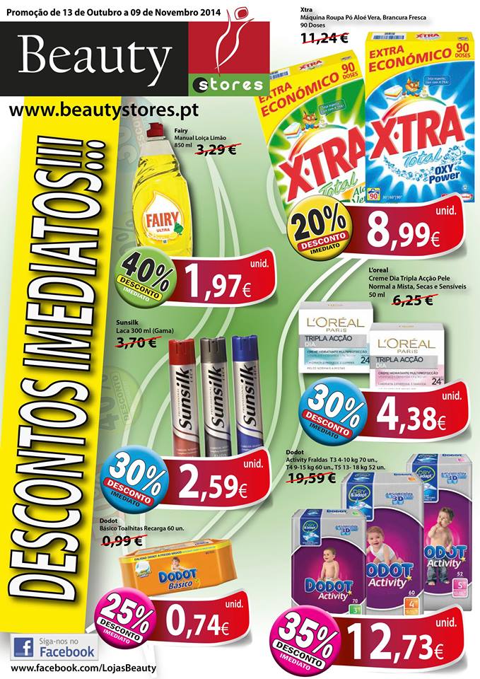 Antevisão folheto BeautyStores  