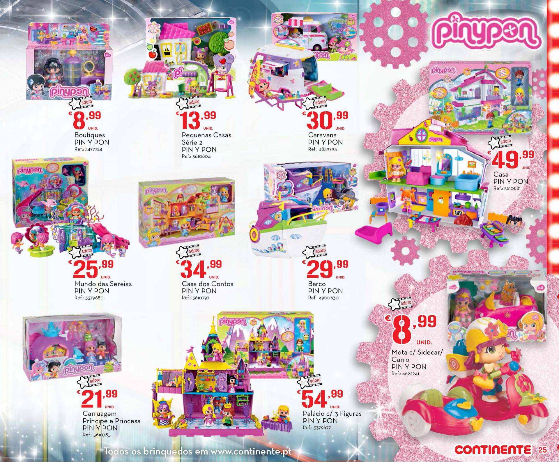 Novo folheto Continente especial brinquedos 