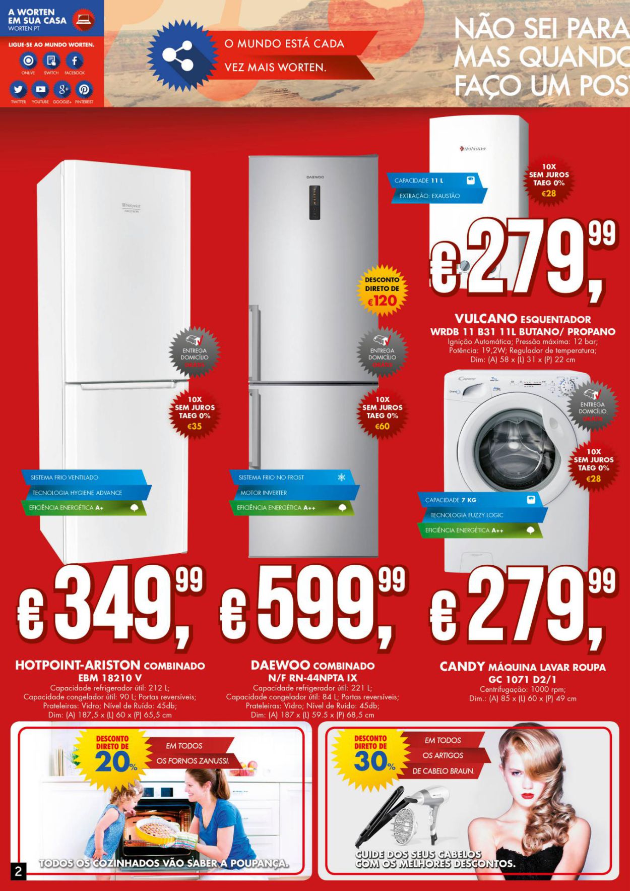 Novo folheto Worten 15a28ab Novo folheto Worten