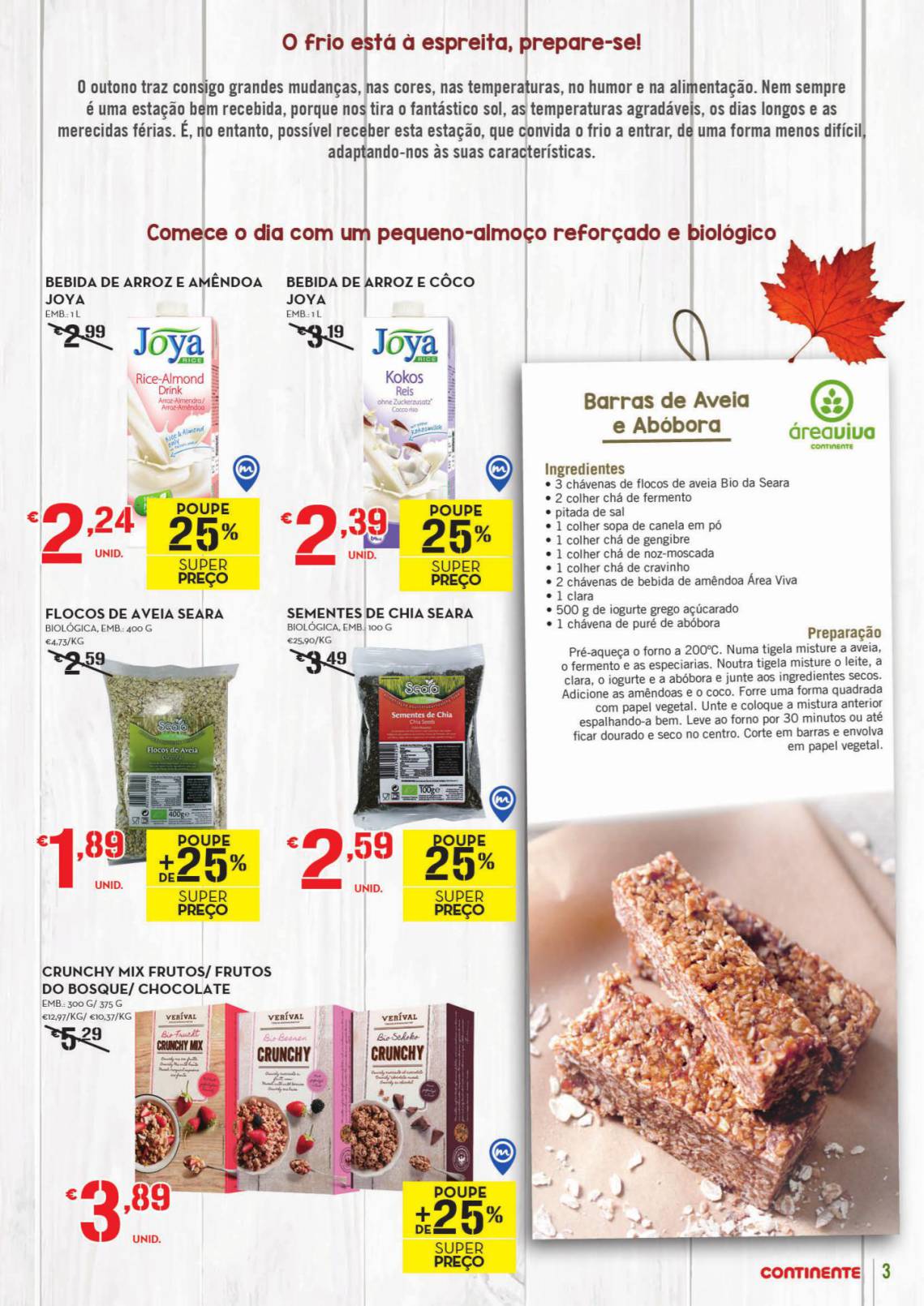 Antevisão folheto Continente especial área viva